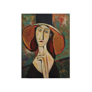 Πίνακας ζωγραφικής γυναικείο πορτρέτο 24x30 cm