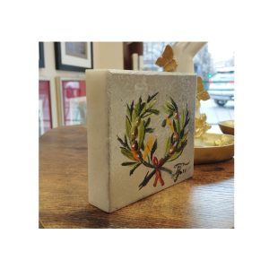 Διακοσμητικό Μάρμαρο με Στεφάνι Ελιάς